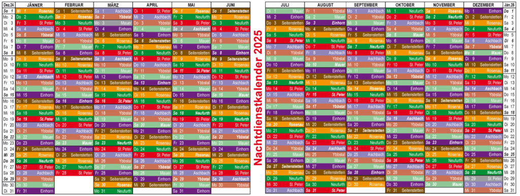 ND-Kalender 2025 - Apotheken